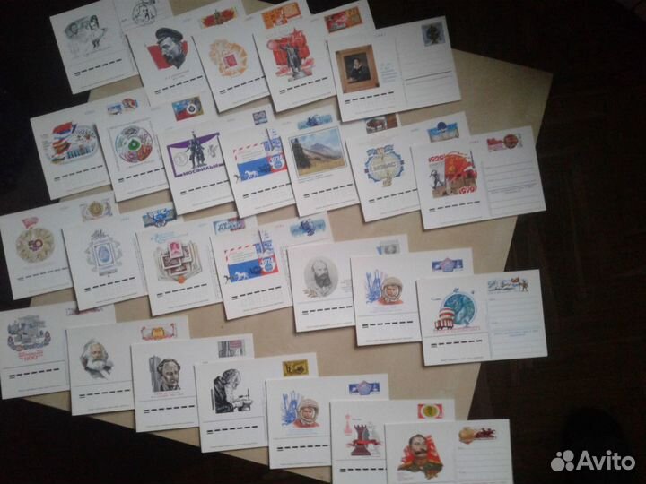 Конверты и открытки 60-80 годов