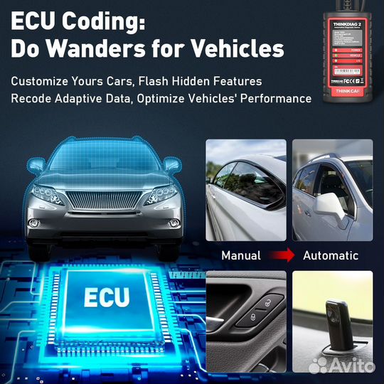 Автосканер thinkdiag 2 Android/iPhone