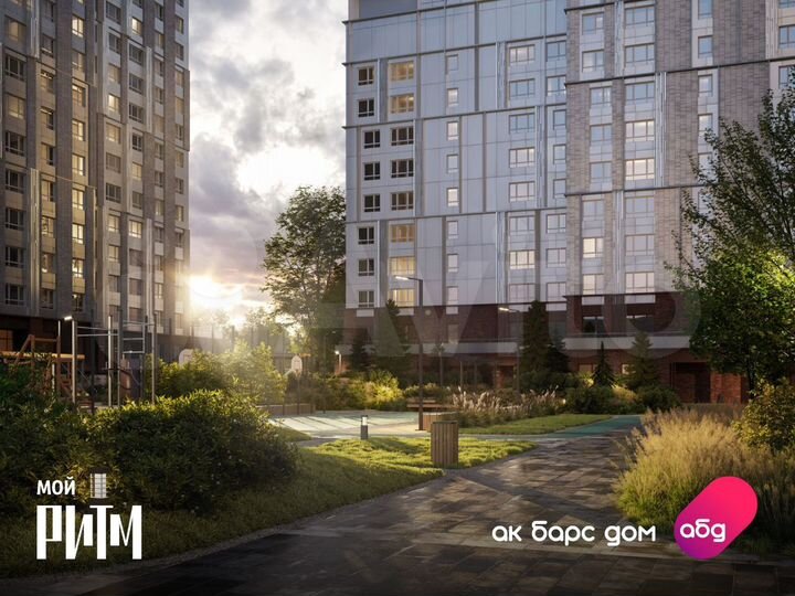 2-к. квартира, 53,1 м², 13/22 эт.