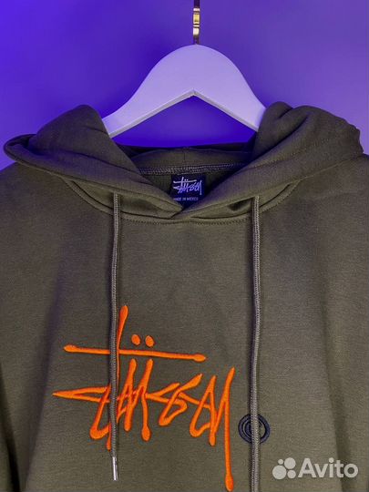 Худи Stussy с вышивкой в наличии