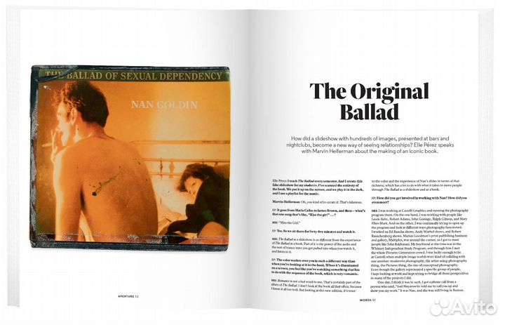 Новая книга Ballads: Aperture 239. Nan Goldin