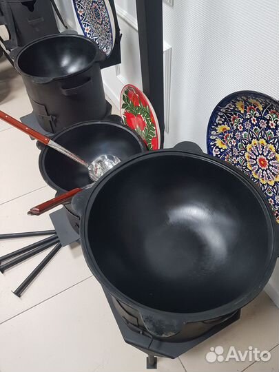 Казан с печью под казан