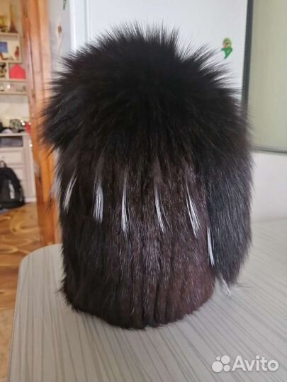 Шапка норковая женская новая
