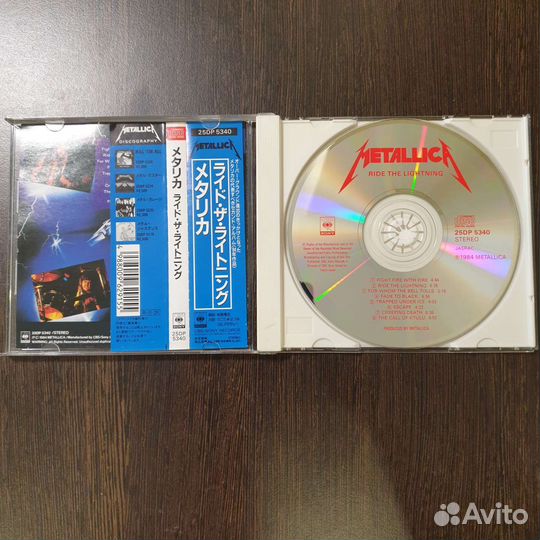 Metallica. Nirvana. Коллекция фирменные CD Japan