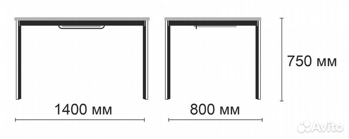 Стол обеденный кухонный Монреаль