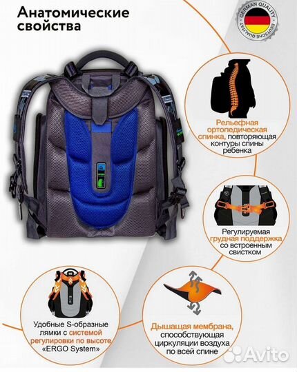 Рюкзак школьный для мальчика