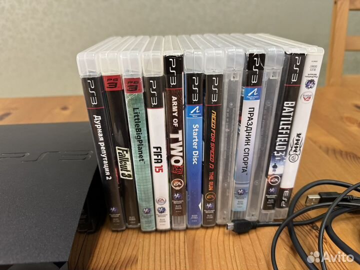 Игровая приставка ps3 с играми