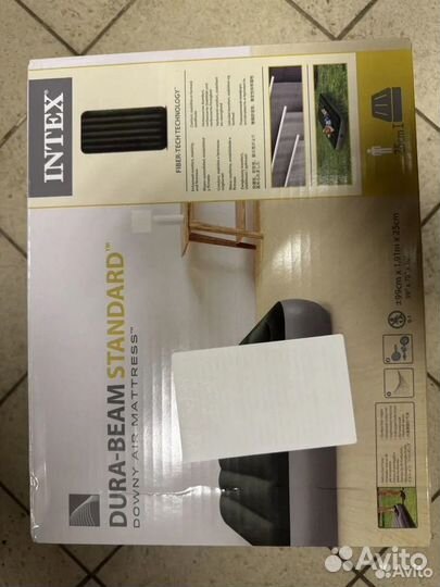 Надувной матрас intex 99 х 1.91 х 25 черный