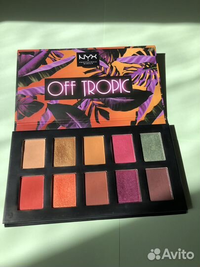 Палетки теней NYX, Revolution, косметика (новая)