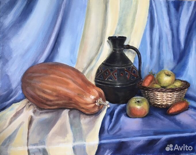 Картина маслом на холсте натюрморт