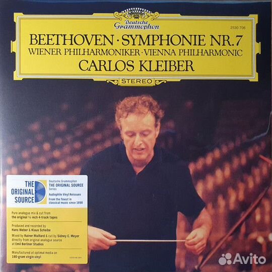 Виниловая пластинка Kleiber, Carlos - Beethoven: S