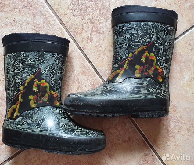 Резиновые сапоги 25 размер утепленные