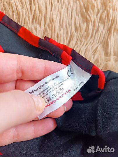 Костюм паука 12 18 мес