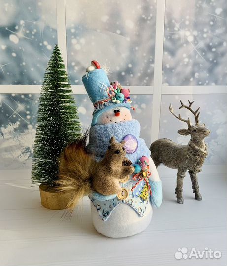 Снеговички. Интерьерная игрушка, снеговик