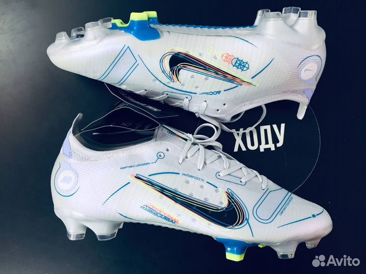 Бутсы Vapor 14 Elite AG white