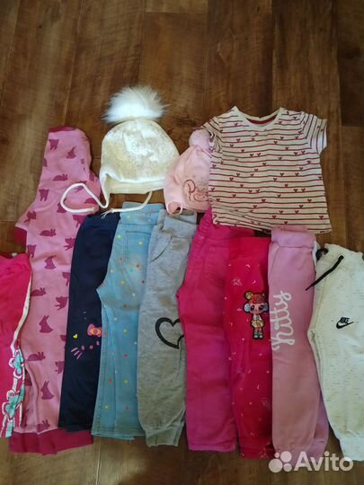Детские вещи пакетом для девочки с 86 размера