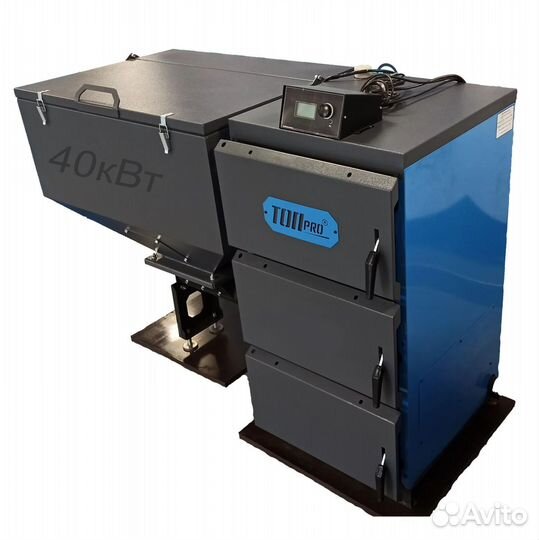 Котел твердотопливный автоматический топpro 40