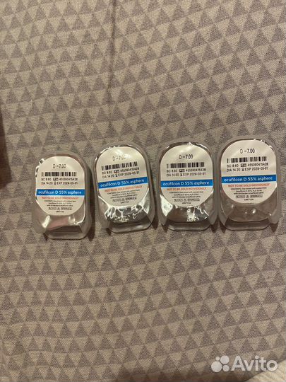 Линзы контактные