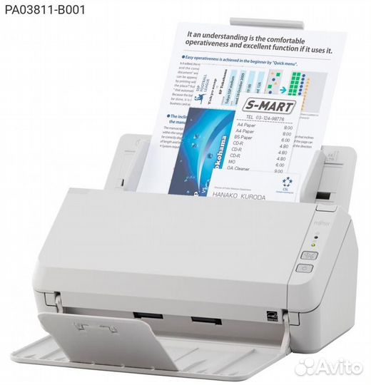 Сканер Fujitsu SP-1120N Протяжный A4 600dpi, PA038