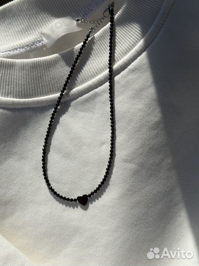 Коле чокер из натуральных камней