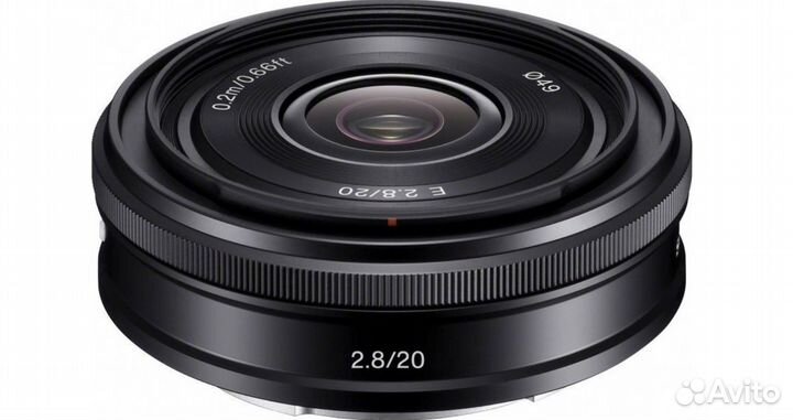 Sony E 20mm f/2.8 G (SEL20F28)