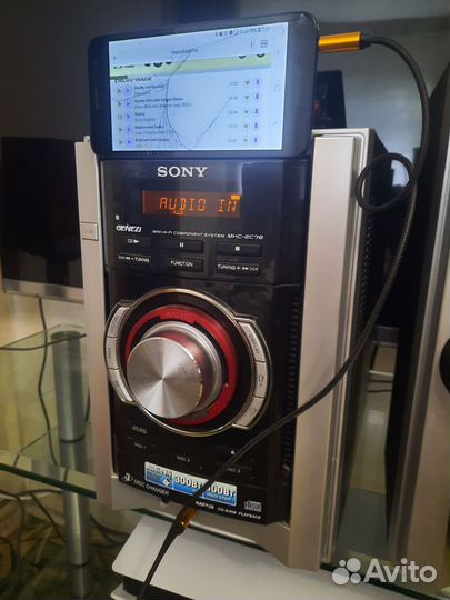 Музыкальный центр sony mhc