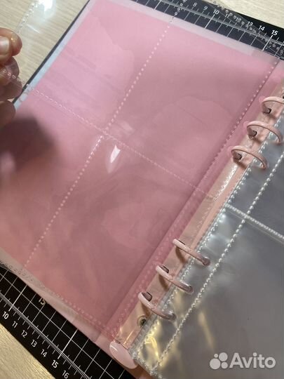 Биндер а5 для кпоп карт с листами