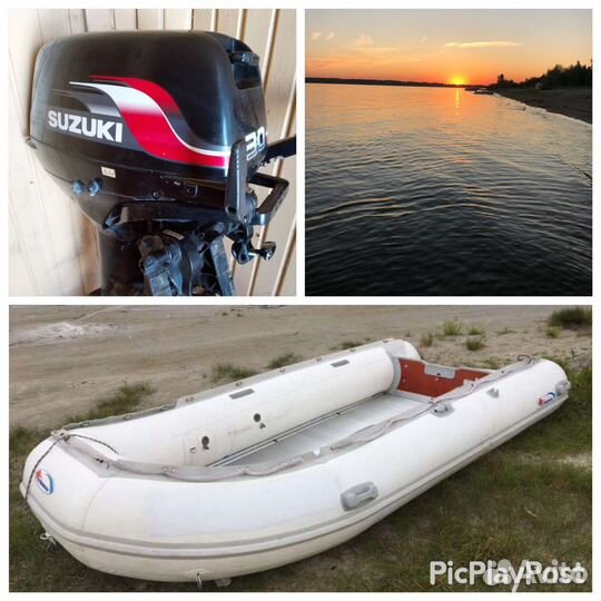 Лодка Stingray 420 AL + Suzuki DT30 (Япония)