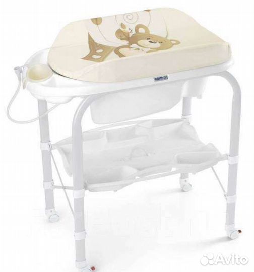 Пеленальный столик с ванночкой cam