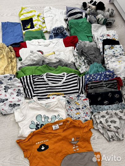 Большой пакет вещей на мальчика 2-3 года