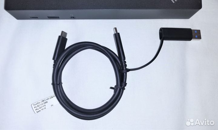 Док Lenovo ThinkPad Hybrid USB-C/USB-A Dock 40AF