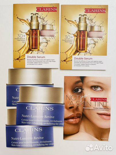 Пробники Clarins косметичка