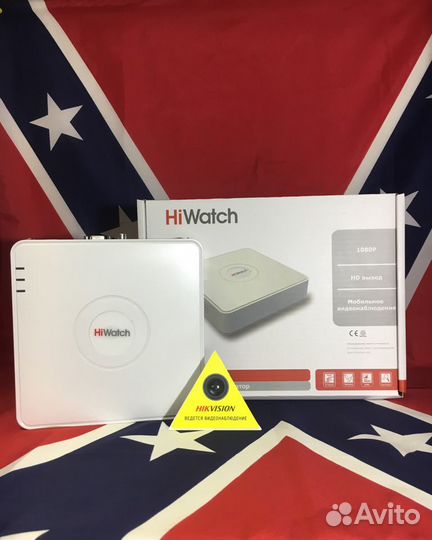 8 канальный гибридный регистратор hiwatch DS-H108G