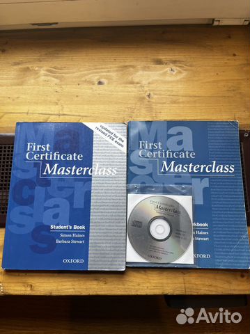 First Certificate Masterclass (Student’s Book + Workbook + CD) Б/у, в ...
