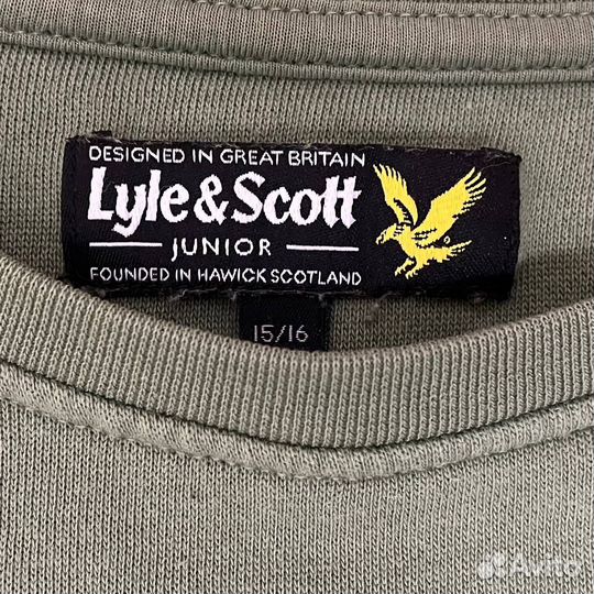 Свитшот lyle scott светло-зелёный