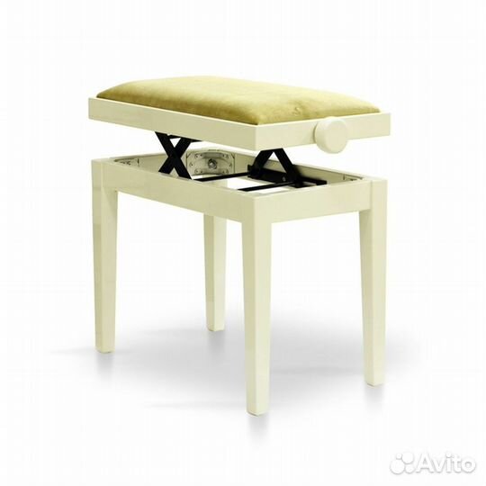 Банкетка для пианино hidrau BG27 Ivory Gloss TC6