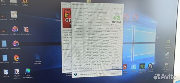 Видеокарта Gtx 1060 3gb