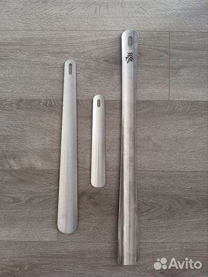 Ложка для обуви рожок из нержавейки