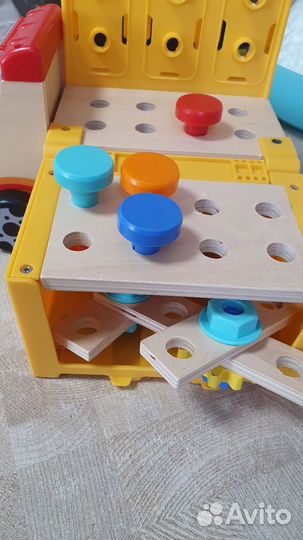 Детский набор инструментов конструктор машинка