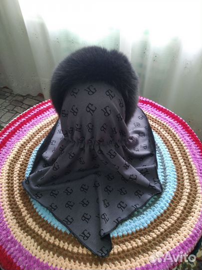 Косынка с мехом