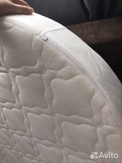 Матрас круглый детский круг, чехол, простынь