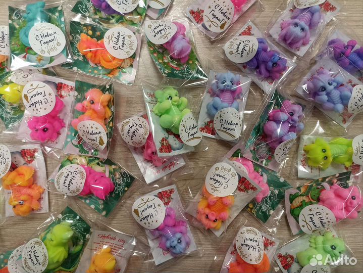 Дракошки из мыла ручной работы