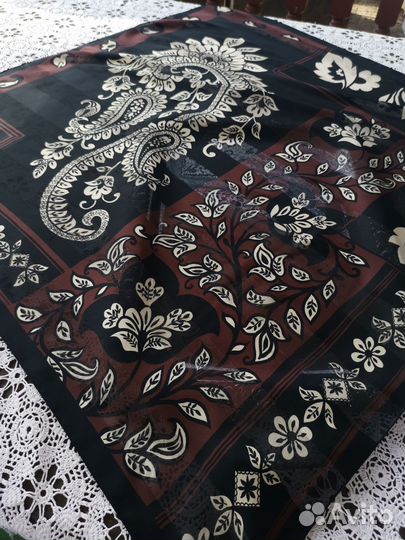 Италия винтажный платок полоса