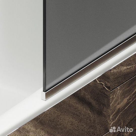 Шторка для ванны в профиле MaybahGlass 1400*800 Ст