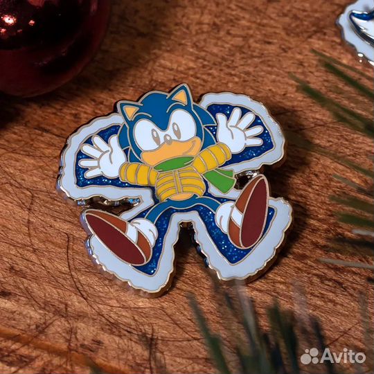 Значок Sonic the Hedgehog 1.1 - набор из 2 шт