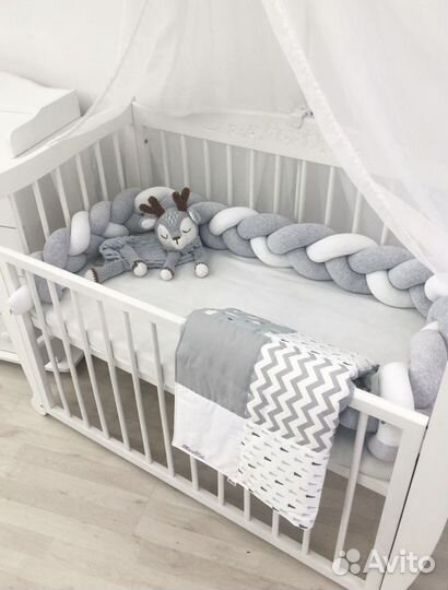 Бортики на кроватку