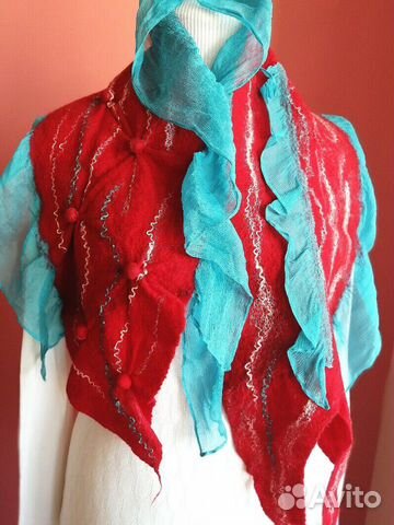 Шарф валяный