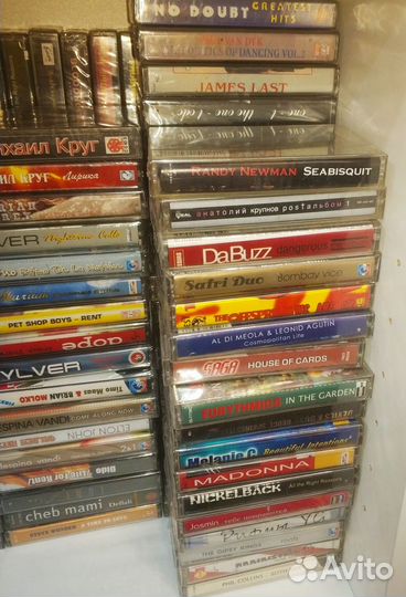 Аудиокассеты новые запечатанные