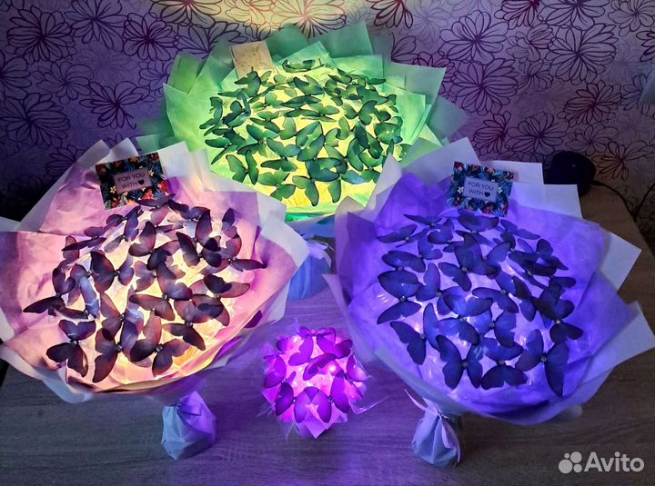 Букеты из бабочек