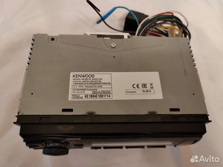 Магнитола kenwood KMM-261